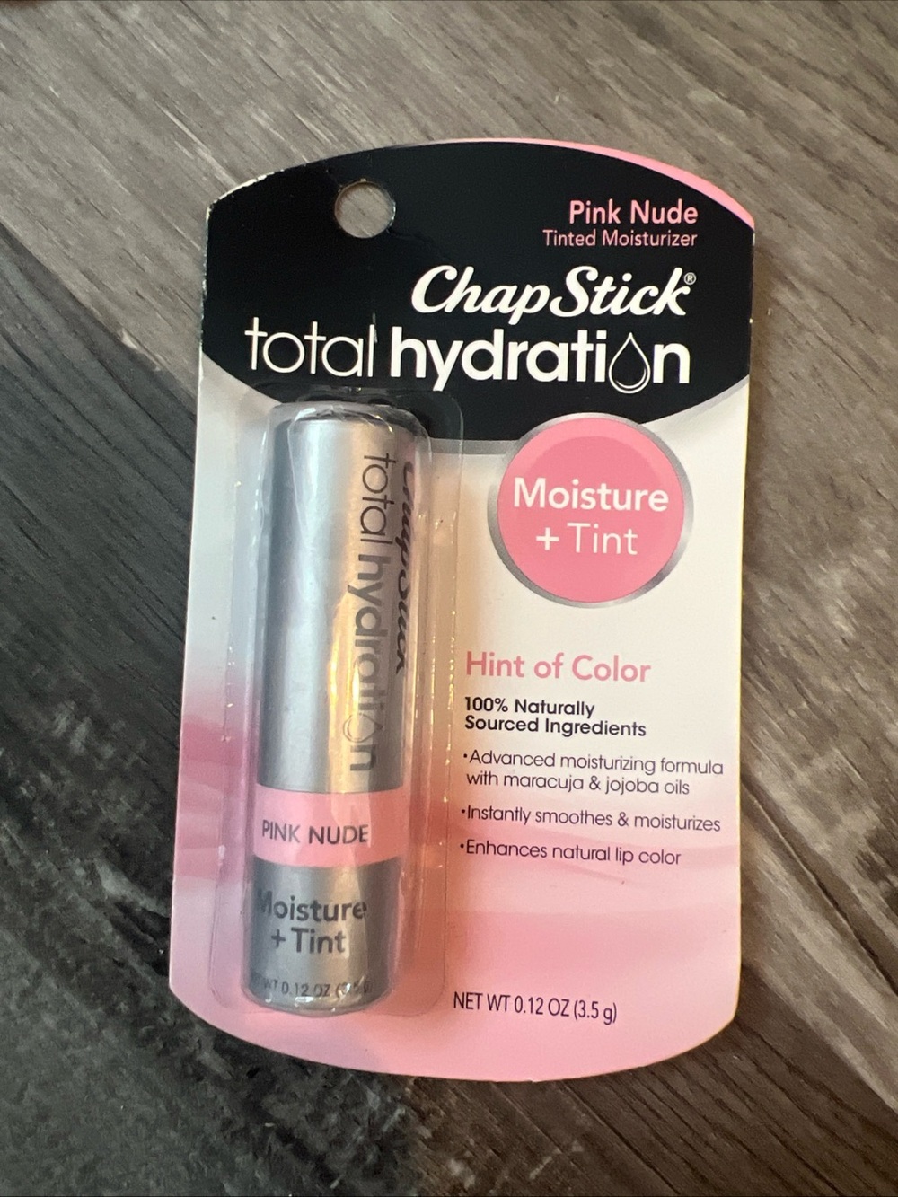 Chapstick Total Hydration Moisture + Tint Lip Balm - Pink Nude